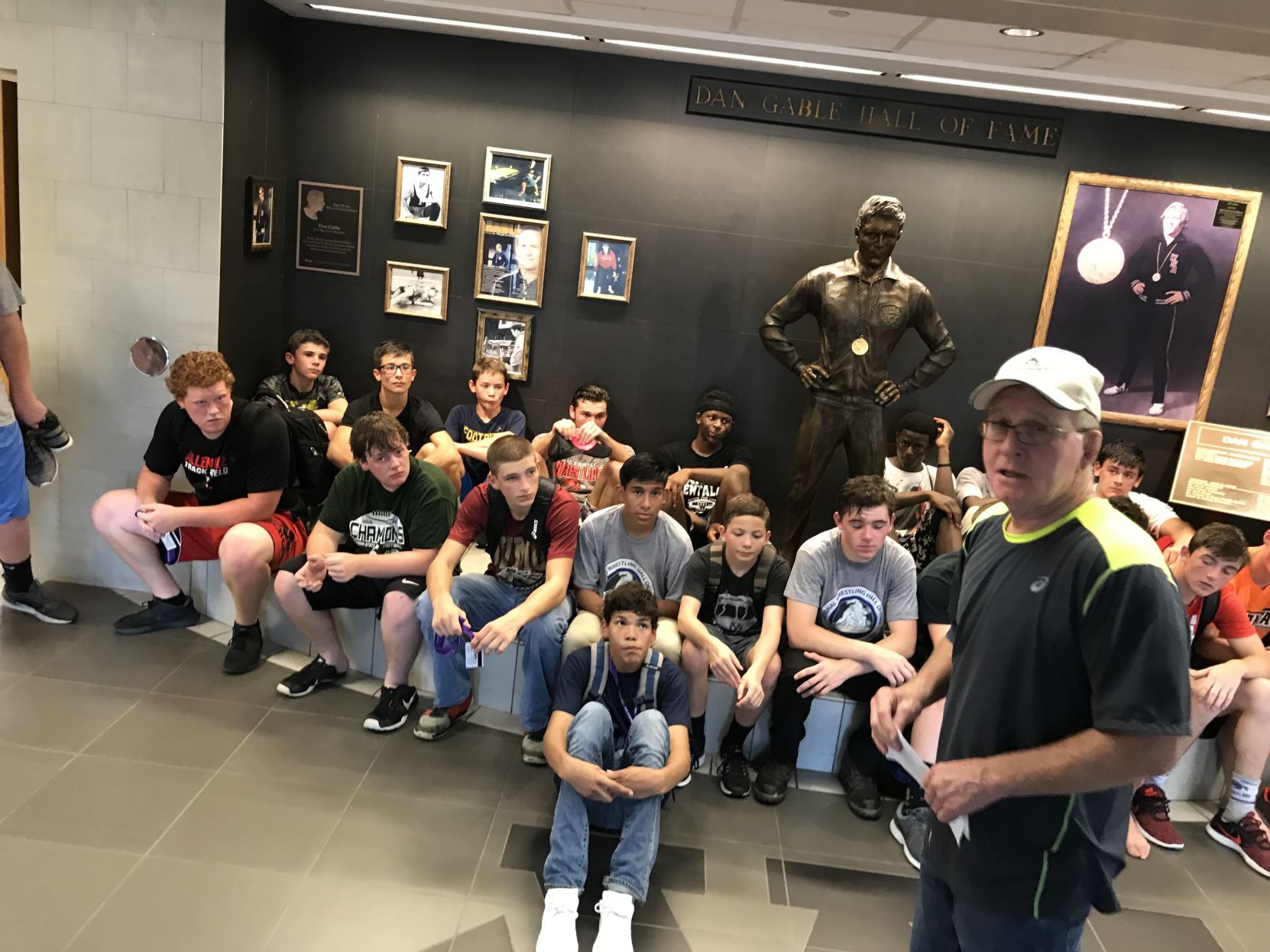 Dan Gable visit 1